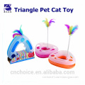 Interactive Captive Ball Spring Feather Cat Toy pet cat toy
